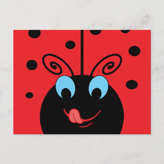 Ladybug Postkarte (Vorderseite)