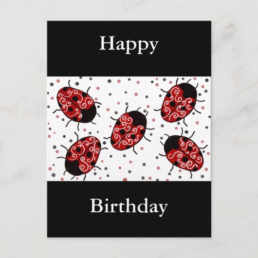 Ladybug Postkarte (Vorderseite)