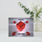 Ladybug Postkarte (Stehend Vorderseite)