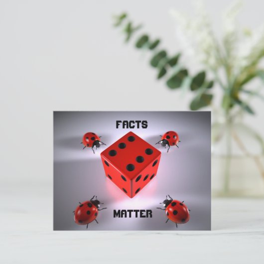 Ladybug Postkarte (Stehend Vorderseite)