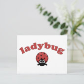 Ladybug Postkarte (Stehend Vorderseite)