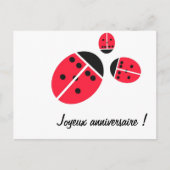 Ladybug Postkarte (Vorderseite)