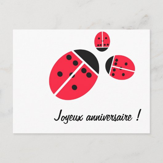 Ladybug Postkarte (Vorderseite)