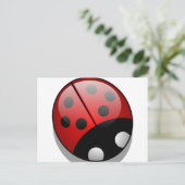 Ladybug Postkarte (Stehend Vorderseite)