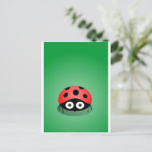 Ladybug Postkarte (Stehend Vorderseite)