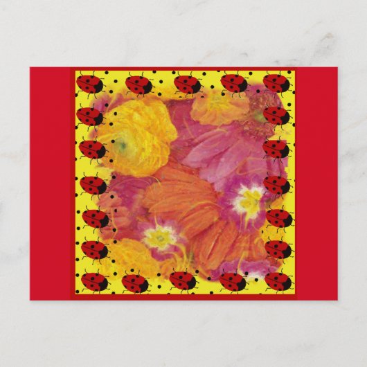 Ladybug Postkarte (Vorderseite)