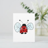 Ladybug Postkarte (Stehend Vorderseite)