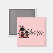 Ladybug Preschool Tshirts und Geschenke Magnet (Vorderseite/Rückseite)
