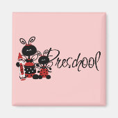 Ladybug Preschool Tshirts und Geschenke Magnet (Vorne)