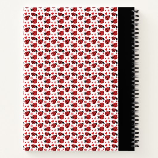 Ladybug Primär-Komposition-Notebook-Story-Journal Notizblock (Rückseite)