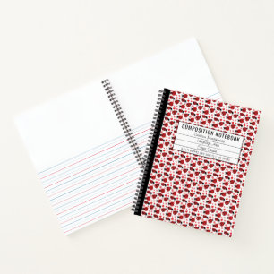 Ladybug Primär-Komposition-Notebook-Story-Journal Notizblock