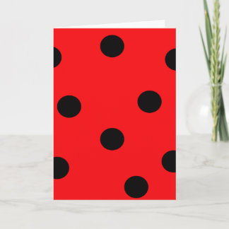Ladybug Print Card Karte