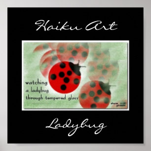 Ladybug Print Poster