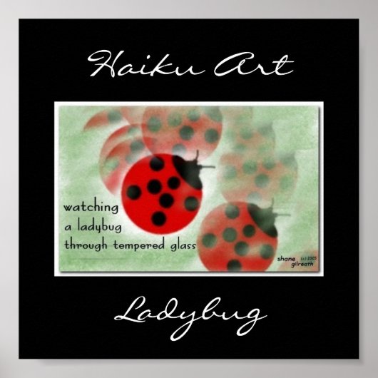 Ladybug Print Poster (Vorne)