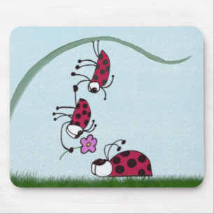 Ladybug Profi seiner Liebe Illustration Mousepad