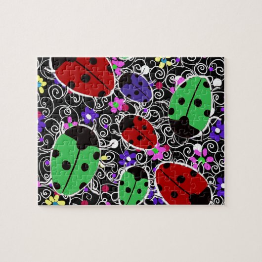 Ladybug Puzzle (Horizontal)