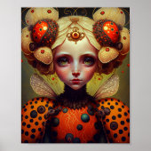 Ladybug Queen 2 Niedlich Fantasy Art Poster (Vorne)