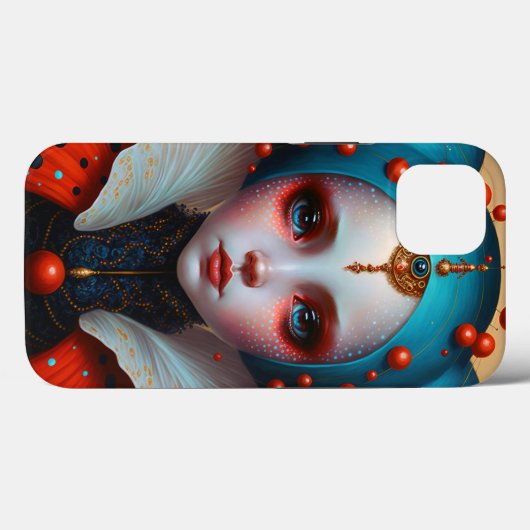 Ladybug Queen Niedlich Fantasy Art Case-Mate iPhone Hülle (Rückseite (Horizontal))