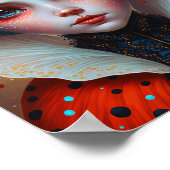 Ladybug Queen Niedlich Fantasy Art Poster (Ecke)