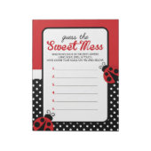 Ladybug rät die Sweet Mess Game-Antwort Notizblock (Rotiert)