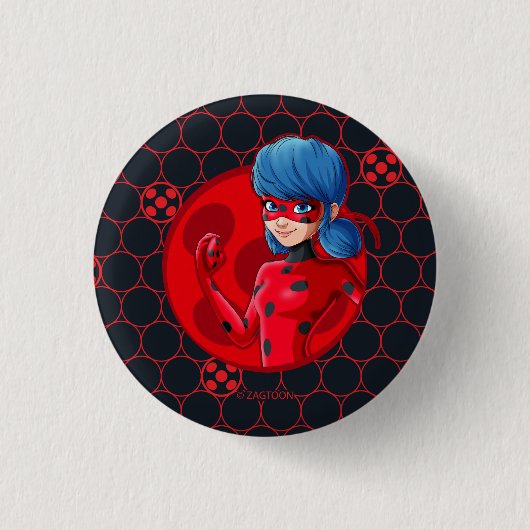 Ladybug Red Abzeichen Button (Vorderseite)