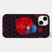 Ladybug Red Abzeichen Case-Mate iPhone Hülle (Rückseite (Horizontal))