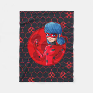 Ladybug Red Abzeichen Fleecedecke