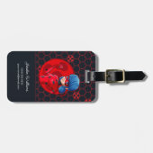 Ladybug Red Abzeichen Gepäckanhänger (Vorderseite horizontal)