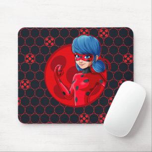 Ladybug Red Abzeichen Mousepad