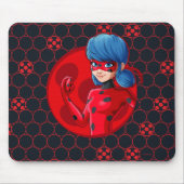 Ladybug Red Abzeichen Mousepad (Vorne)