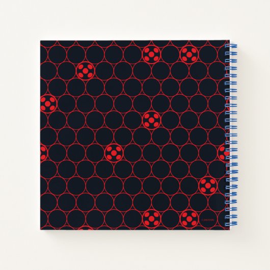 Ladybug Red Abzeichen Notizblock (Rückseite)