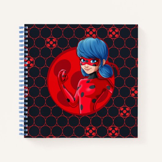 Ladybug Red Abzeichen Notizblock (Vorderseite)