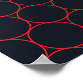 Ladybug Red Abzeichen Poster (Ecke)