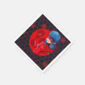 Ladybug Red Abzeichen Serviette (Ecke)