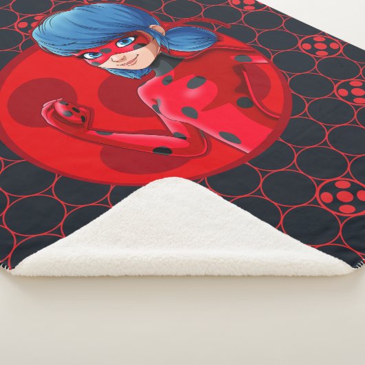 Ladybug Red Abzeichen Sherpadecke (3/4)