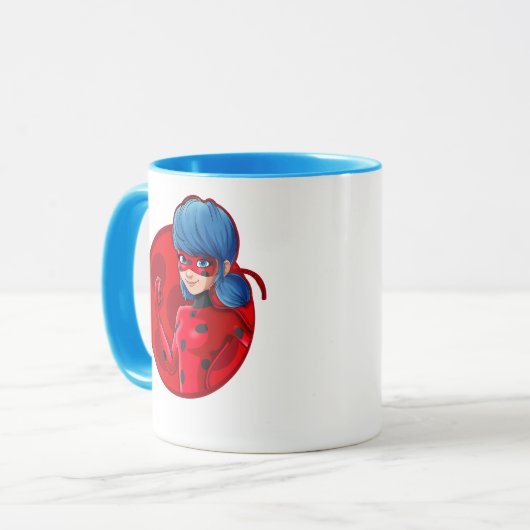 Ladybug Red Abzeichen Tasse (Vorderseite Links)
