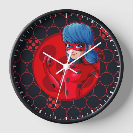 Ladybug Red Abzeichen Uhr (Vorderseite)