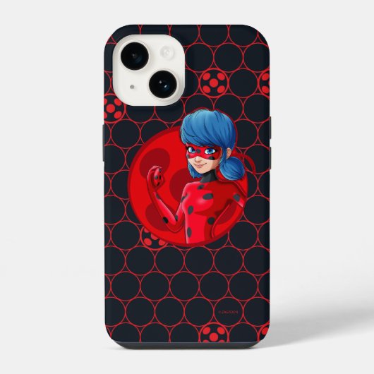 Ladybug Red Badge iPhone Hülle (Rückseite)