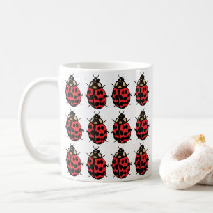 Ladybug Red Black Insect Ladybug Kaffeetasse
