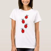 Ladybug Red Black T-Shirt (Vorderseite)