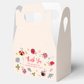 Ladybug Red Bug Baby Dusche Geschenkschachtel (Geöffnet)