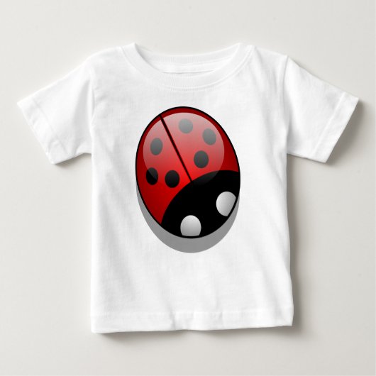 Ladybug, Red Ladybug, Niedliche Ladybug, Lady Käfe Baby T-shirt (Vorderseite)