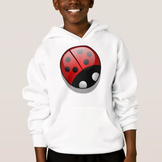 Ladybug, Red Ladybug, Niedliche Ladybug, Lady Käfe Hoodie (Vorderseite)
