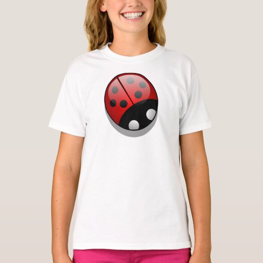Ladybug, Red Ladybug, Niedliche Ladybug, Lady Käfe T-Shirt (Vorderseite)