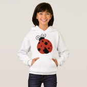 Ladybug, Red Ladybug, Niedliche Ladybug, Ladybird Hoodie (Vorne ganz)