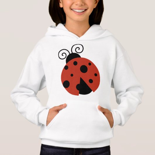 Ladybug, Red Ladybug, Niedliche Ladybug, Ladybird Hoodie (Vorderseite)