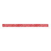 Ladybug Red White Dots Birthday Ripsband (Vorderseite)