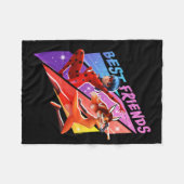 Ladybug & Rena Rouge | Beste Freunde Fleecedecke (Vorderseite (Horizontal))