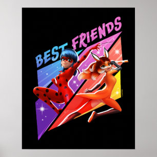 Ladybug & Rena Rouge   Beste Freunde Poster