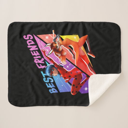 Ladybug & Rena Rouge | Beste Freunde Sherpadecke (Vorderseite (Horizontal))